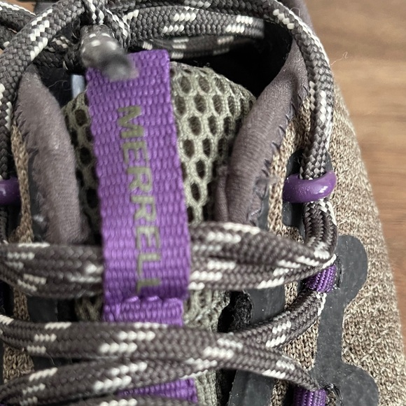 Merrell Women's Sneakers in Green and Purple - Picture 2 of 8